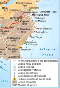 Civil War map