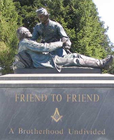 Civil War soldiers at Gettysburg