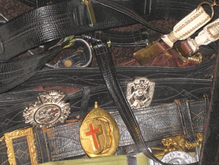 Knight Templar sword belts