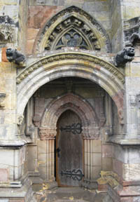 Rosslyn Chapel entrance